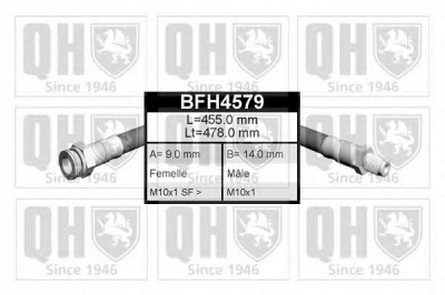 QUINTON HAZELL bfh4579 -  Тормозной шланг
